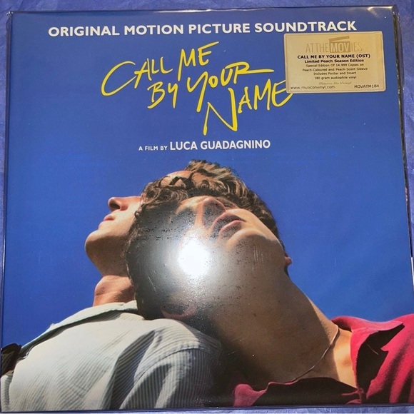 Call Me By Your Name 12” Peach Colored Peach Scented Vinyl Limited Edition RARE - Picture 3 of 11